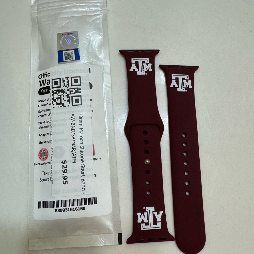 Texas A&M Apple Watch band